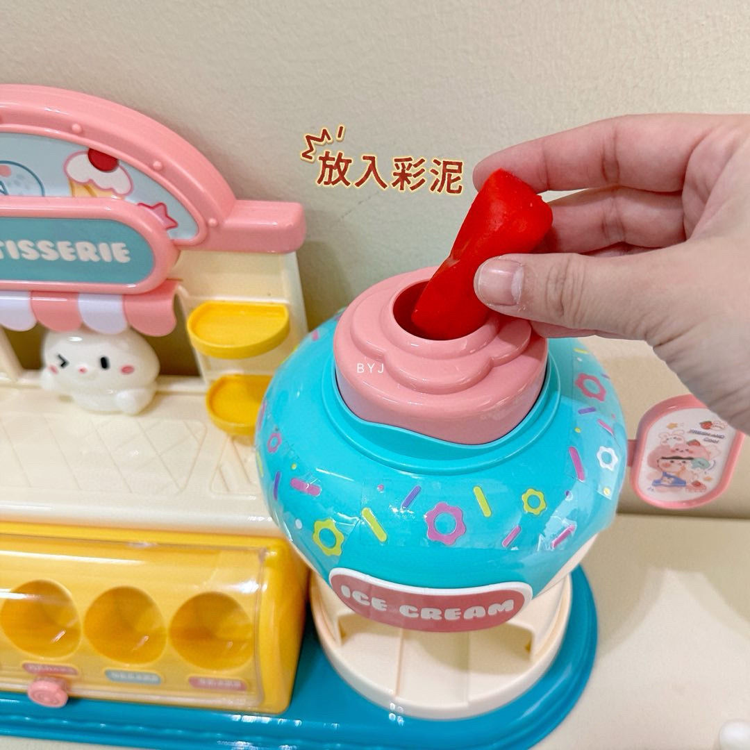 汉堡店彩泥玩具儿童橡皮泥手工diy模具套装汉堡店超轻粘土男女孩详情20
