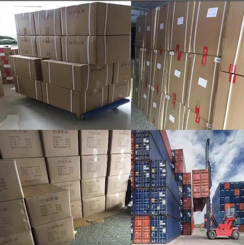 跨境出口工厂批发铜四方枪灰色淋浴花洒套装洗澡工程花洒水龙头详情3