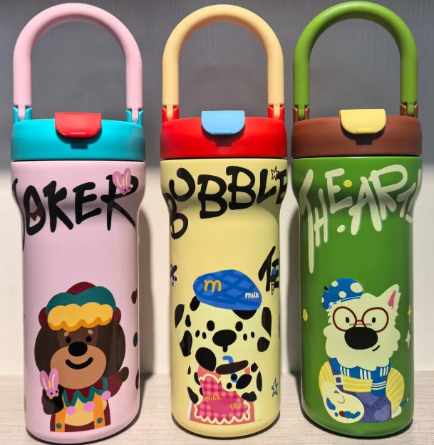 Tazas de lujo de lujo 316 tazas aislantes de acero inoxidable alto nivel de apariencia al aire libre tazas de café de gran capacidad para niñas tazas acompañantes pic 4