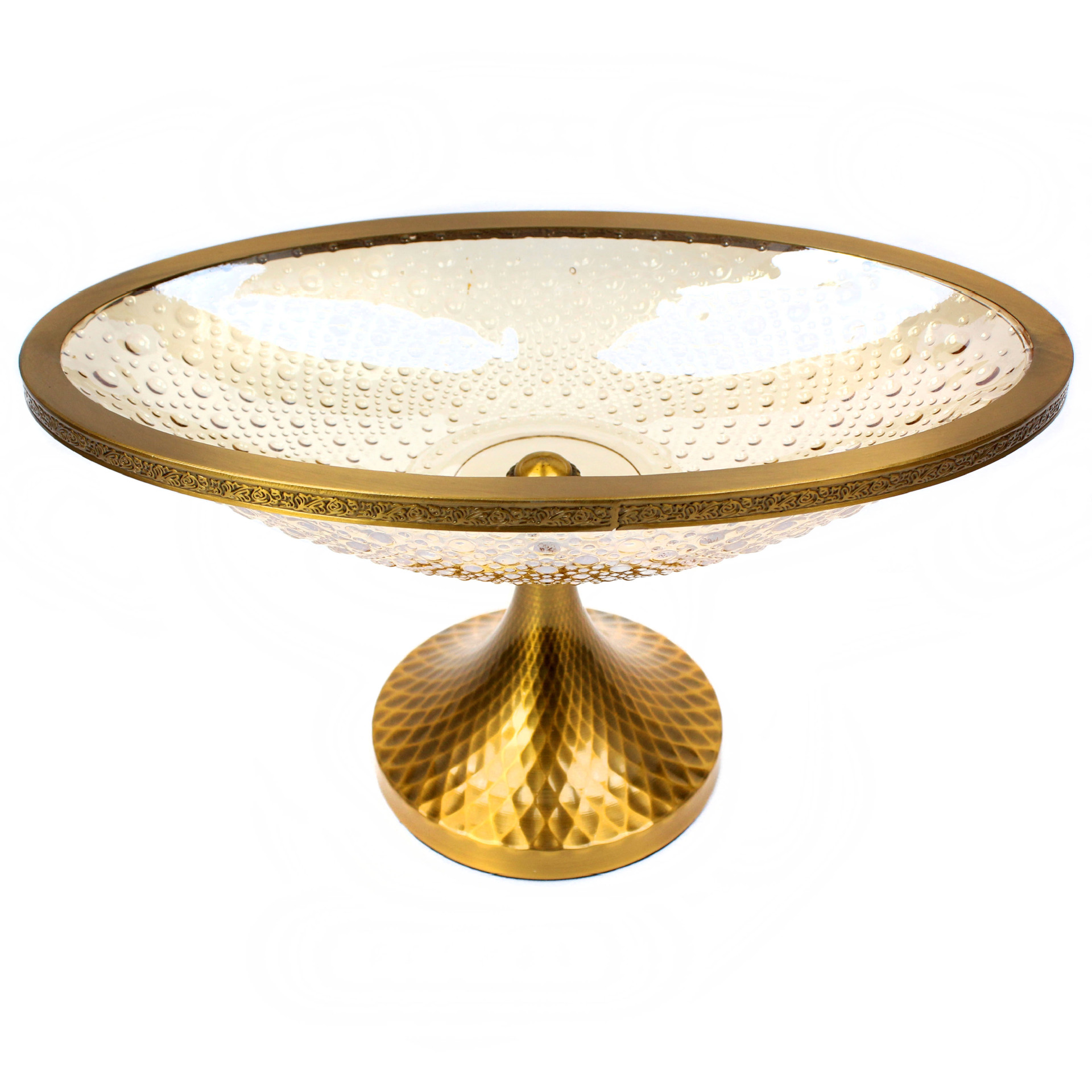 Hot-selling beaded engraved glass fruit plate, fruit pit, coffee table, living room decoration wholesale, fruit pit, vase pic 16