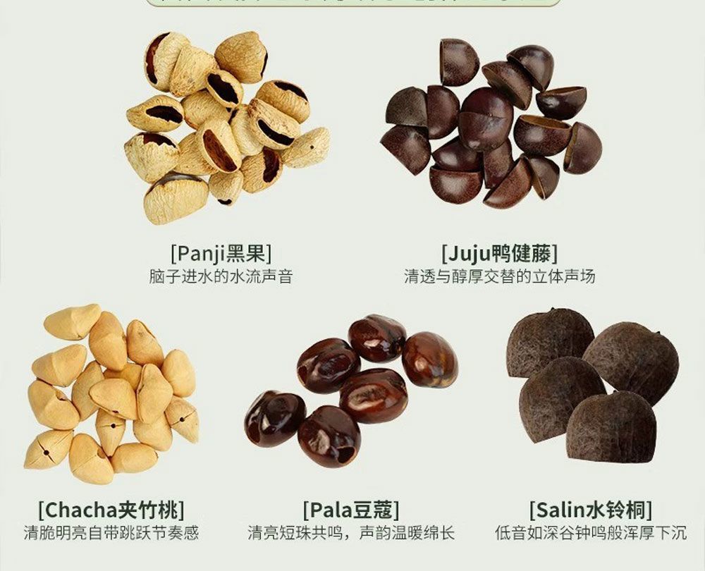 diy plant fruit shell material, handcrafted fruit shell hanging accessories, wind chime accessories, imported from Indonesia, niche pic 14