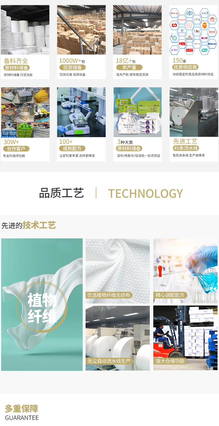 湿巾婴儿专用80抽宝宝湿纸巾大包儿童清洁手口湿巾纸湿巾批发工厂详情18