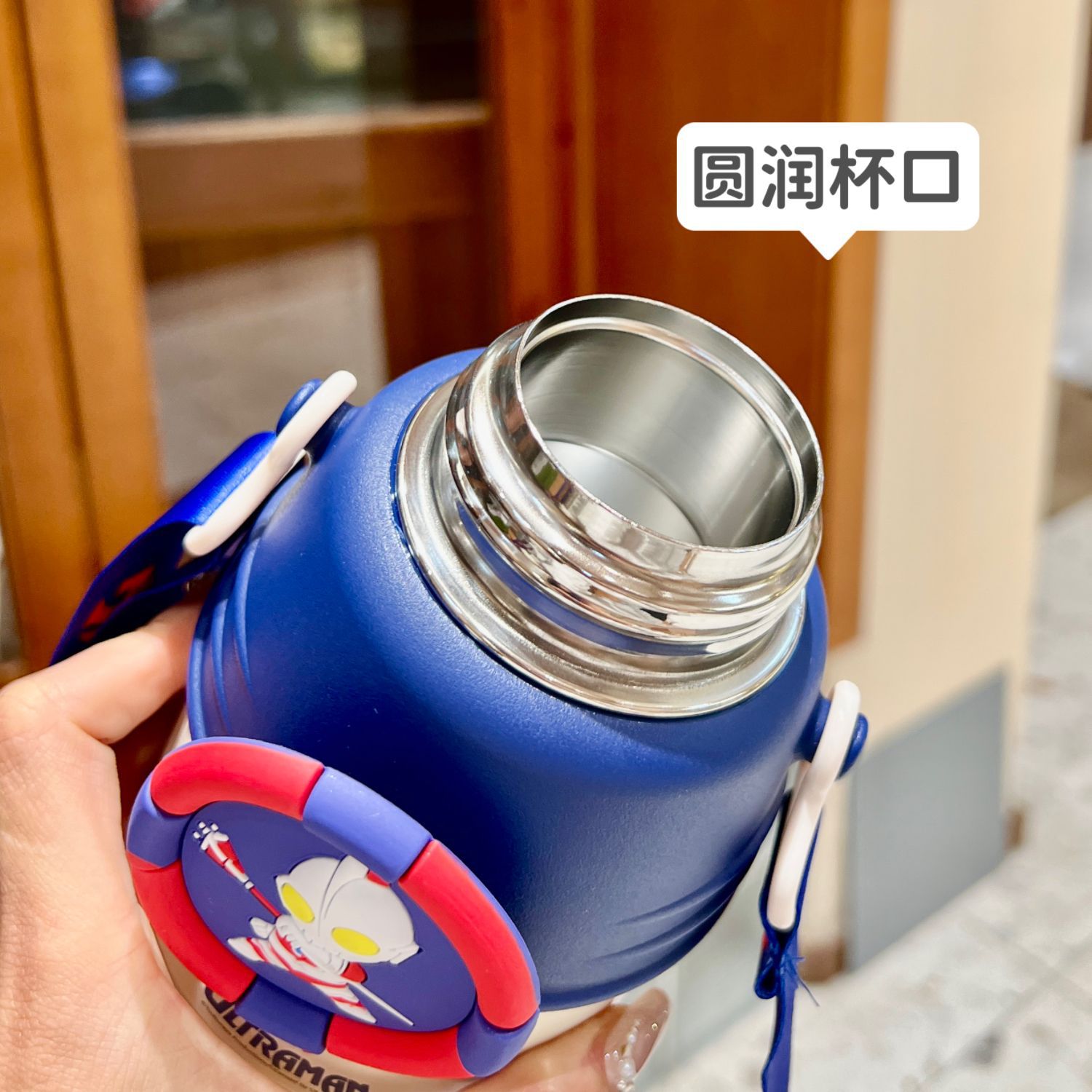 奥特曼儿童保温水杯男孩宝宝水壶上学专用吸管杯子防摔316食品级详情6