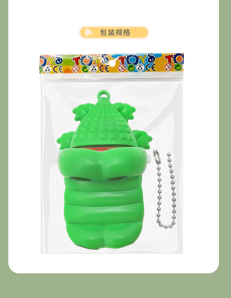 Mini hand-biting crocodile with keychain, new and unique small gifts, hand-biting little crocodile toys, prank crocodile wholesale pic 13