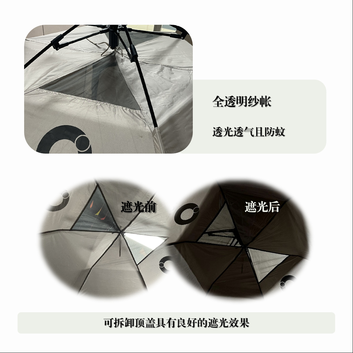 Outdoor hexagonal 3-4 person multi-person fully automatic rainproof tent camping, wild camping, family leisure tent pic 6