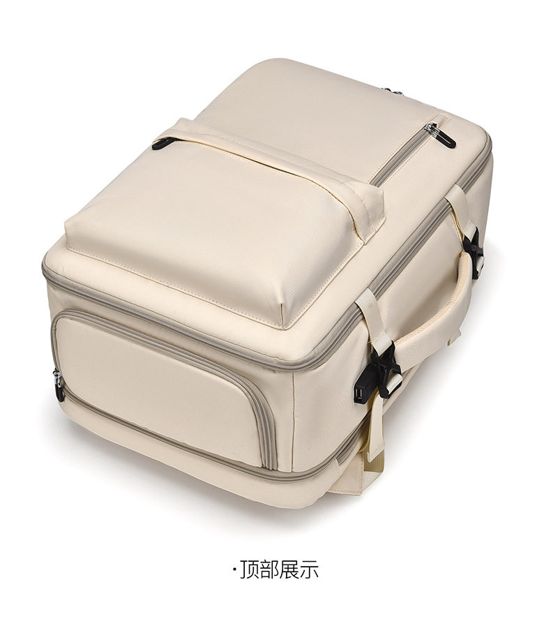 跨境时尚男士双肩包高级感大容量女背包潮旅行轻便书包防水电脑包详情23