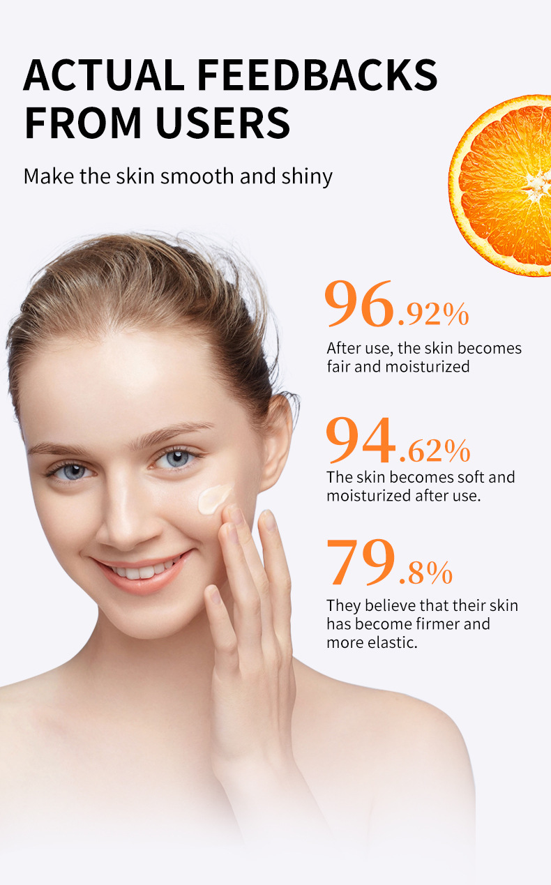 跨境VC精华霜收缩毛孔提亮抗皱紧致面霜50g外贸whitening cream详情10