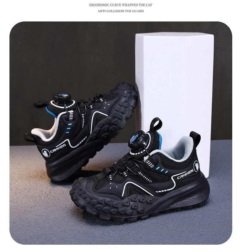 严选CAMKIDS夏季新款儿童运动鞋时尚透气男女童榴莲底跑步户外鞋详情30