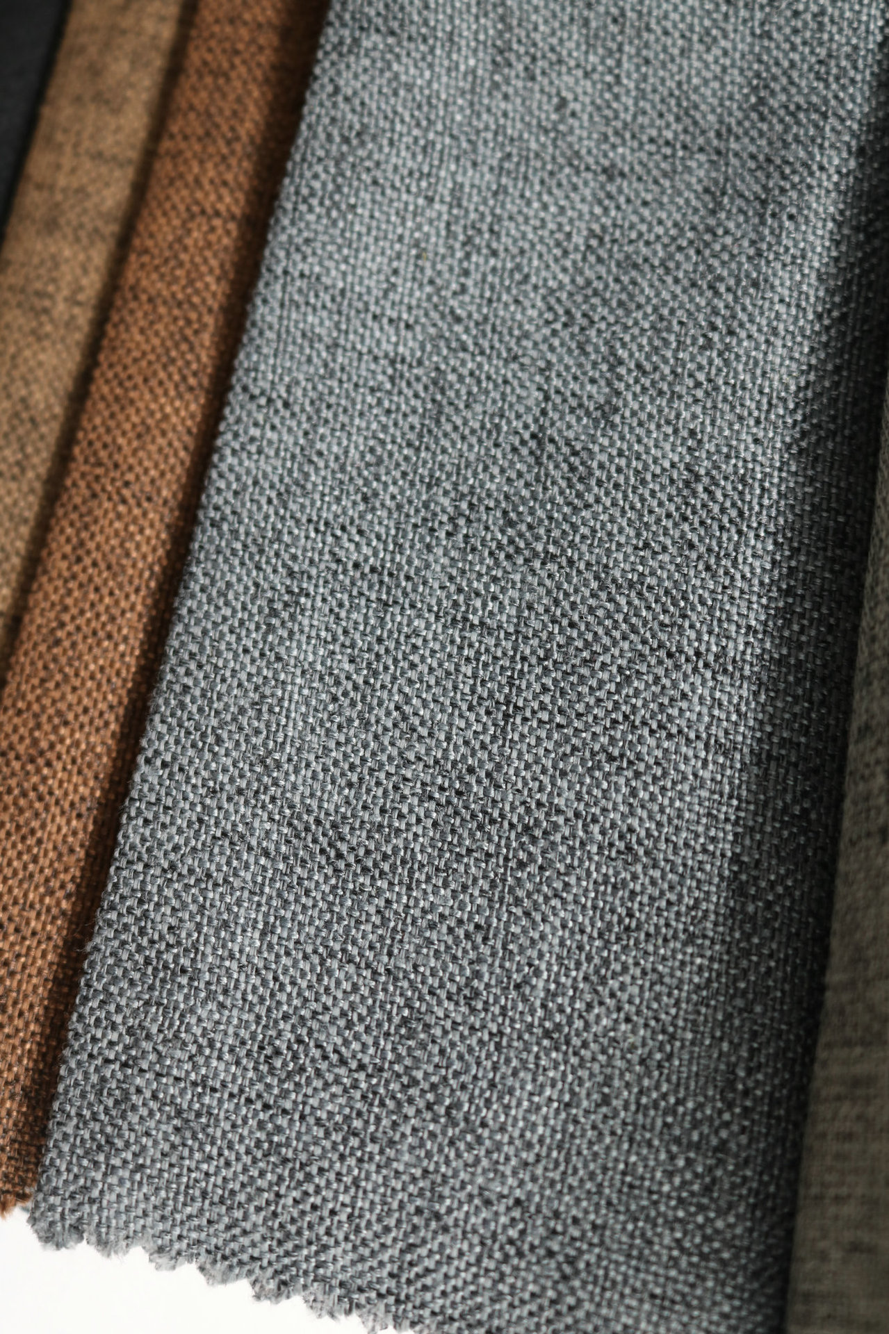 Polyester fabric sofa cushion and throw pillow fabric, solid-color fine linen sofa fabric, photo frame background soft package fabric pic 8