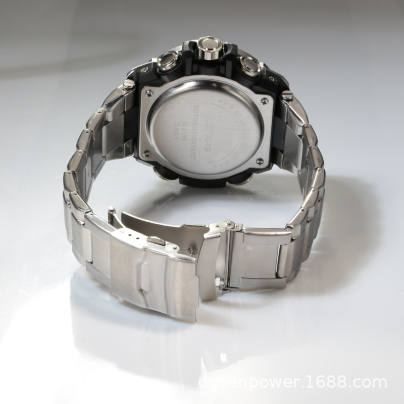 This is suitable for the stainless steel watch strap of Kak Western European mechanical watches, featuring a metal strap with a heart of steel pic 5