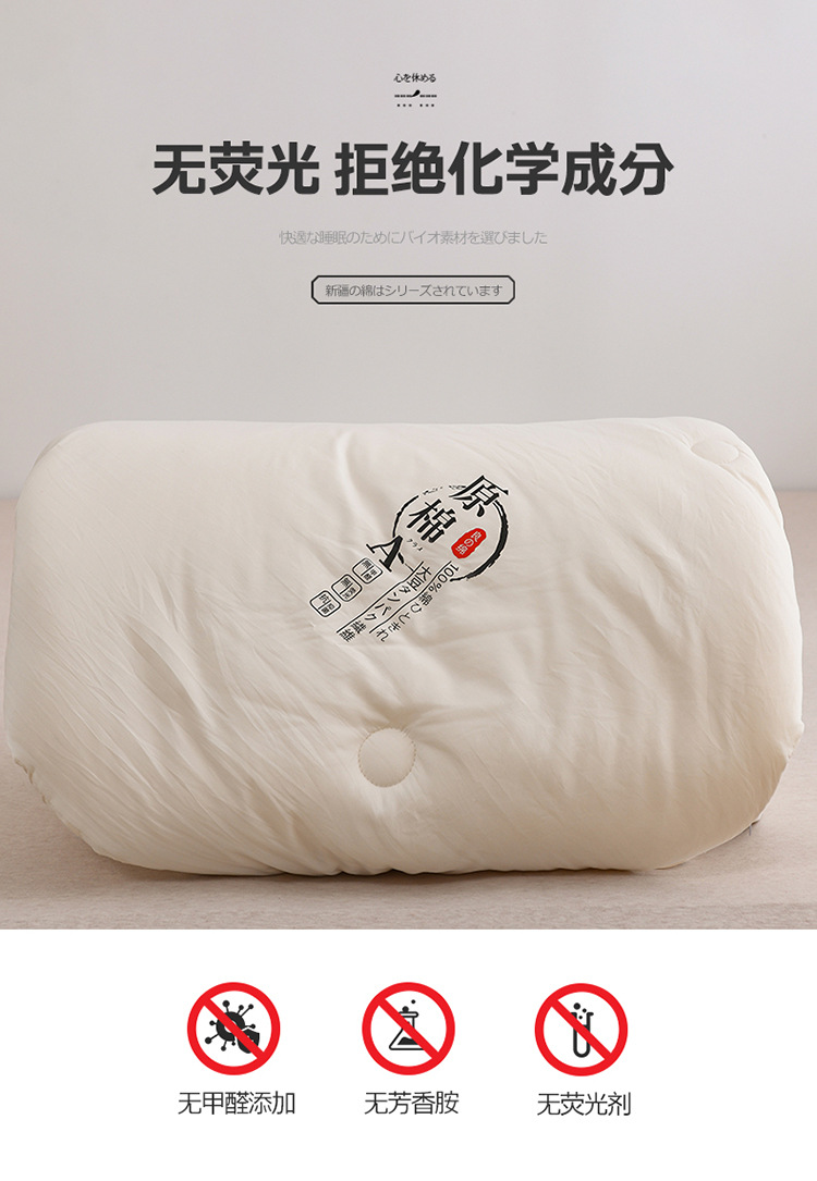 Class A raw cotton soybean quilt, thickened spring and autumn quilt, soybean fiber quilt core, winter quilt, gift cotton quilt, live streaming and consignment pic 6