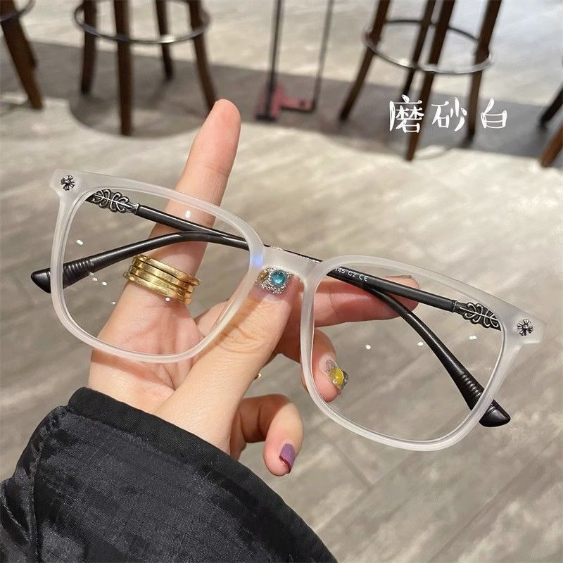 TR90 glasses frame is available online for myopia professionals. It comes with a frosted white square frame for men pic 4