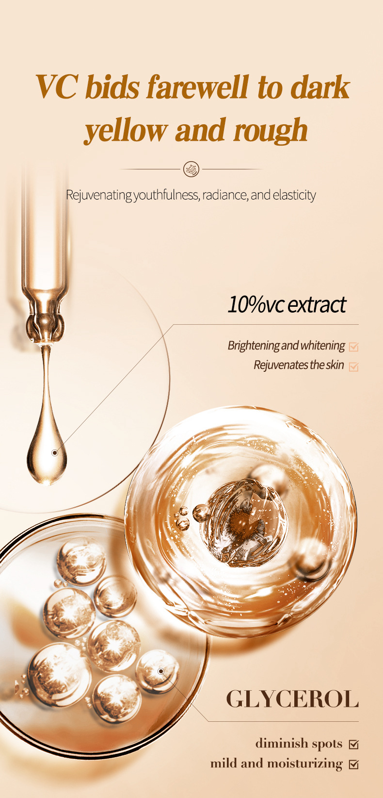 Cross-border exclusive BOSUYA essence for hydrating, moisturizing, and protecting the skin barrier against early aging. Wholesale of brightening essence oil pic 11