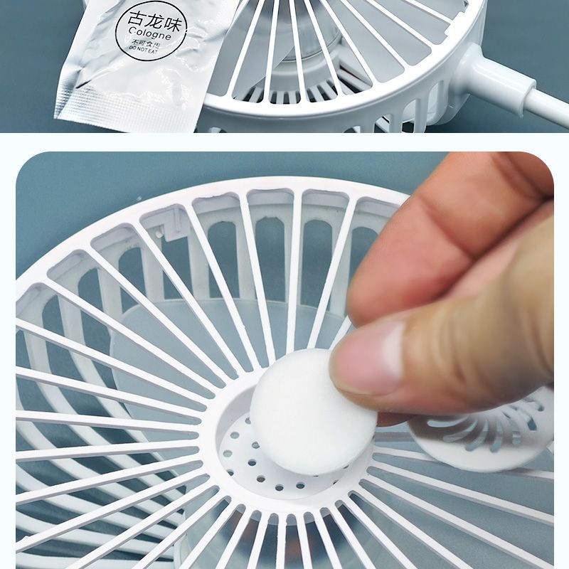 三叶风扇厨房家用客厅卧室卫生间桌面强劲大风力超静音360度调节详情15