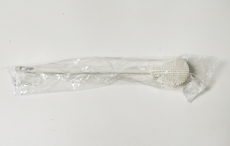 Silicone long-handled cup brush, small-diameter water cup blender, brush, no blind spot cleaning wonder, soft bristle brush for washing cups pic 1