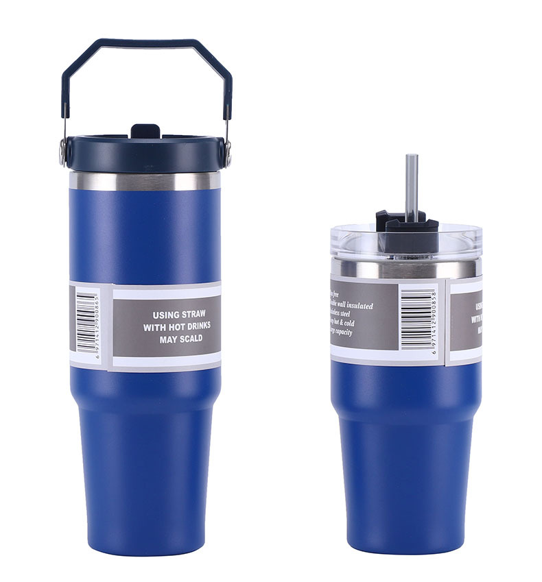 跨境大容量便携提手杯双层冰霸杯车载汽车杯水杯保温杯工厂直营详情5