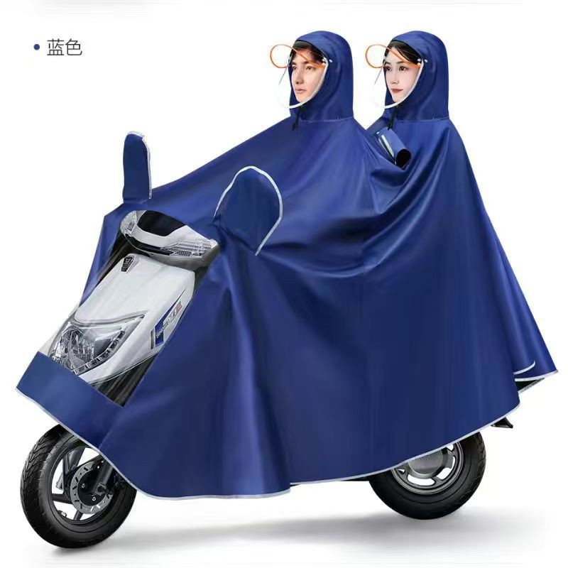 雨衣电动摩托车雨披防暴雨成人男女提花单双人加厚防水防暴雨骑行详情8