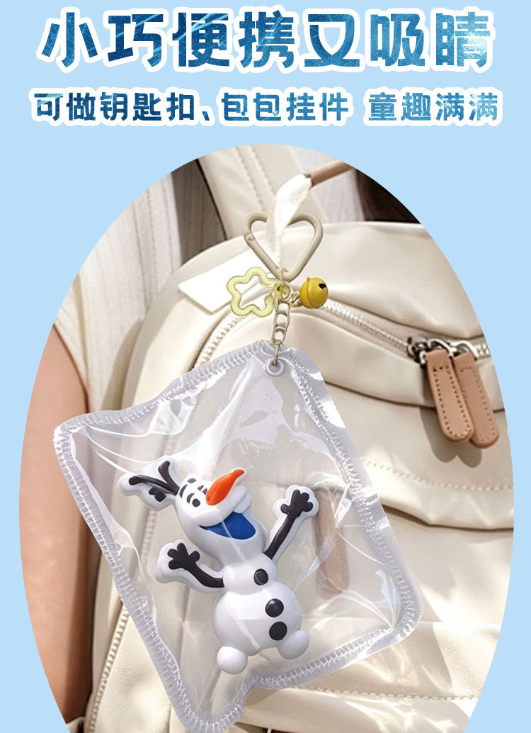 Disney Frozen Olefin Pinching Fun Liquid Silicone stress-relieving Toy, cute keychain pendant, stress-relieving wonder pic 5