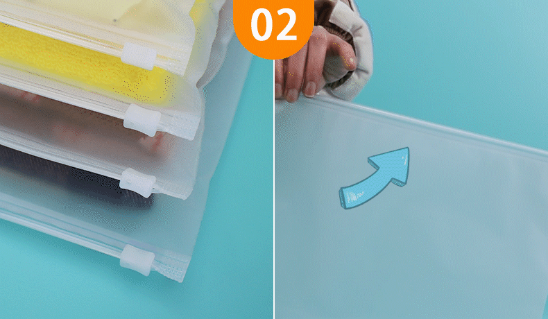 透明磨砂服装拉链袋pe塑料自封袋文胸袜子磨砂袋内裤衣服包装袋详情12