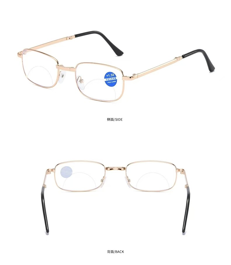 智能变焦防蓝光老花镜可折叠便携式中老年看远看近抗疲劳老花眼镜详情11