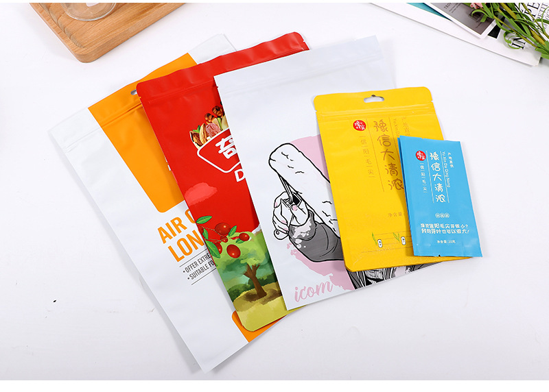 Customized plastic bags, food packaging bags, three-side sealed bags, aluminum foil bags, self-standing and self-sealing bags, and printed logos pic 3