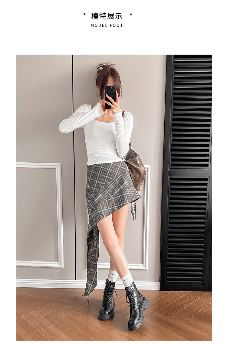 英伦复古系带厚底马丁靴秋冬季单靴精致手抓纹粗跟短靴女机车靴子详情14