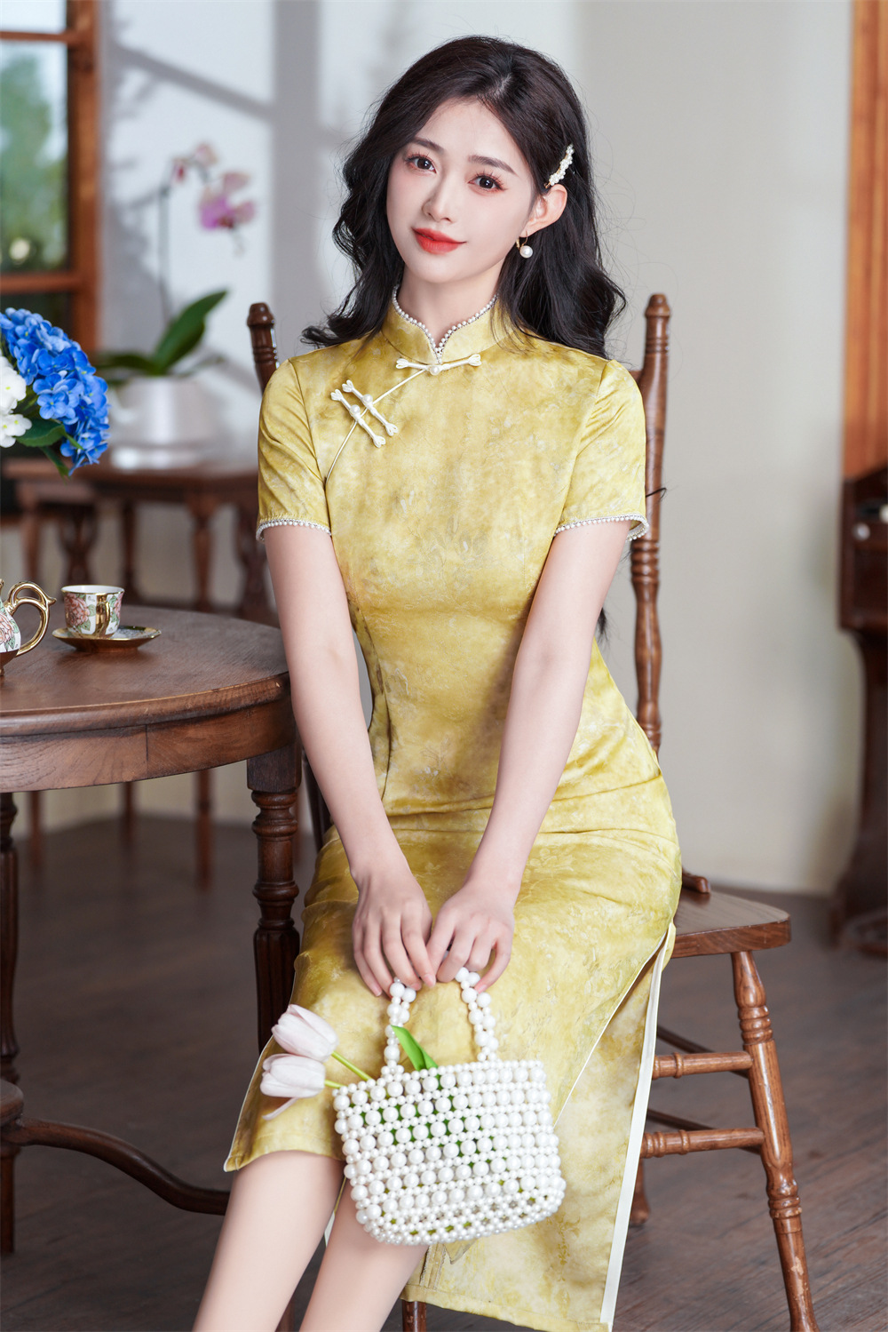 优雅淑女送考旗袍2025春季新款日常穿改良复古新中式走向辉煌旗袍国潮详情1
