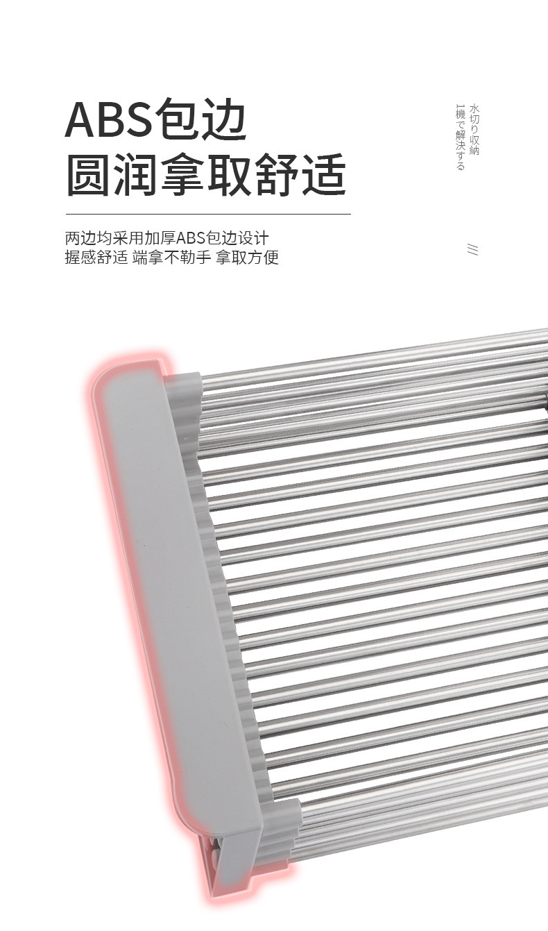 厨房水槽沥水篮伸缩菜篮子厨卫五金滤菜盆多功能沥水架家装配件详情21