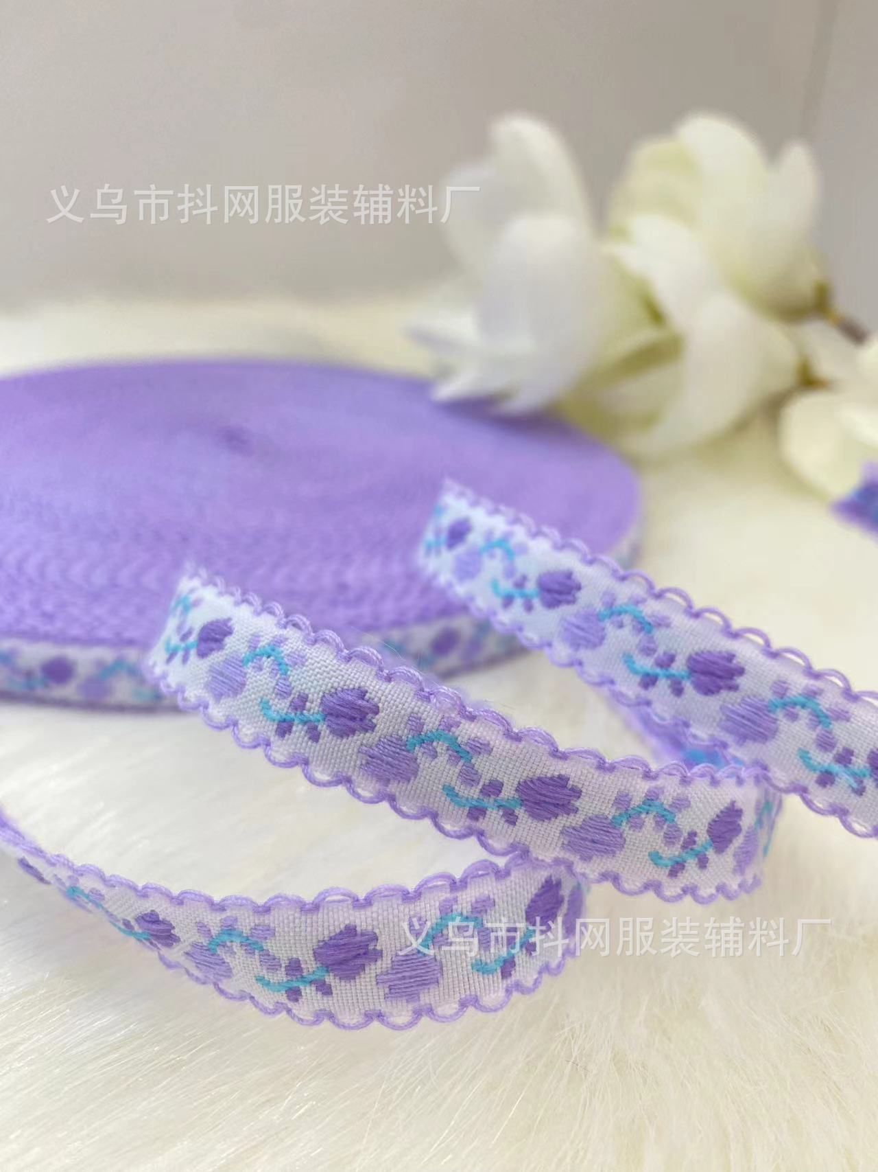 1.4 cm black fungus edge jacquard embroidery ribbon, hair accessory, headwear, edge strap, performance costume accessory pic 8