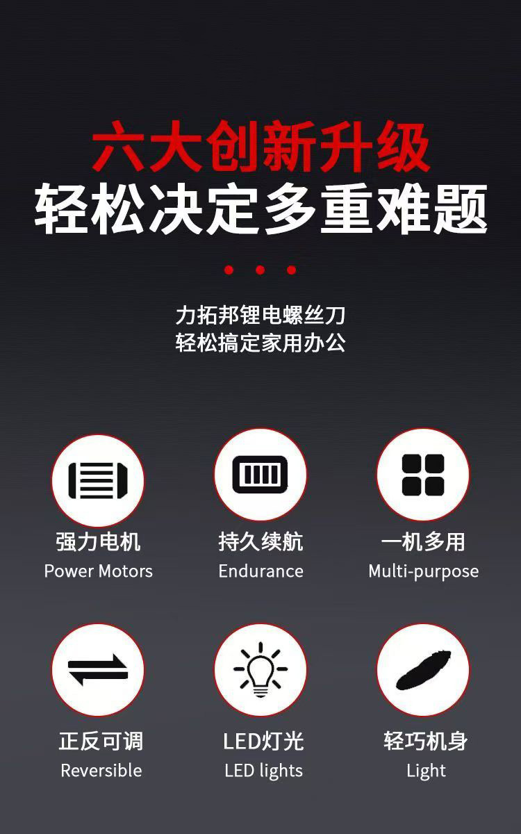 Cross-border electric screwdriver set, household tools, small electric drill, rechargeable screw, mini multi-functional lithium battery pic 11