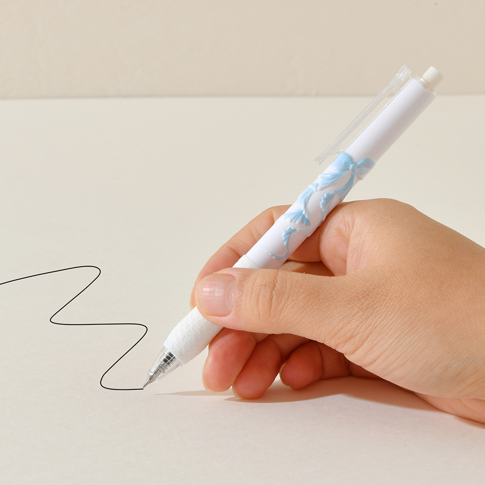 Chenxi Blank Fragrance Relief Pen 3D Gel Pen CS Double nib 0.5mm Black Signature Pen for students pic 35