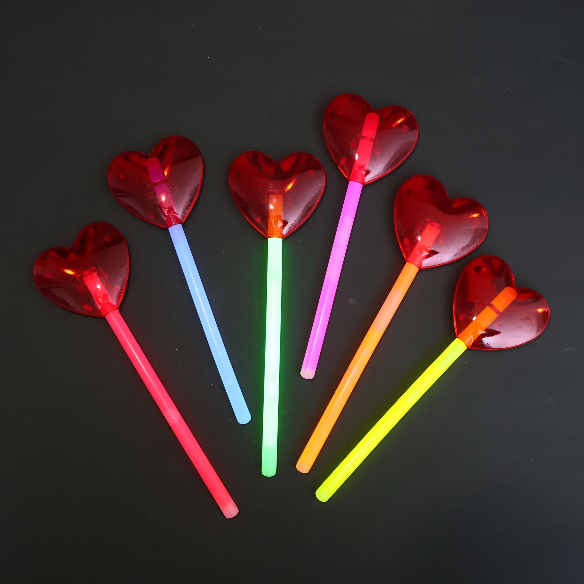 荧光棒爱心造型夜光棒儿童玩具礼物情人节圣诞节亚马逊速卖通希音详情3