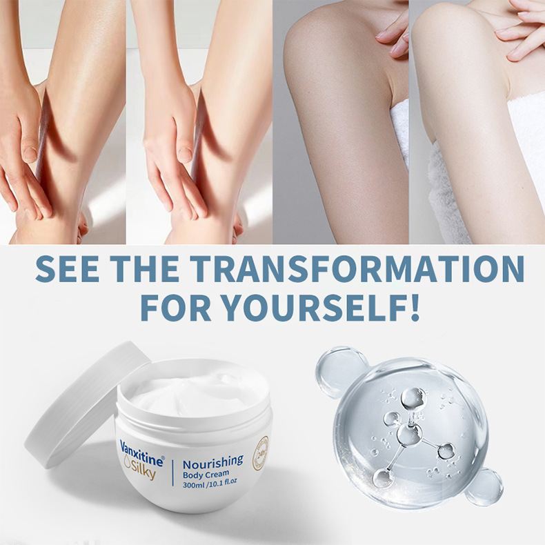 Cross-border Body lotion large white bowl Body lotion Moisturizing Dry Skin Moisturizing Fragrance Moisturizing Cream 300ml export pic 9