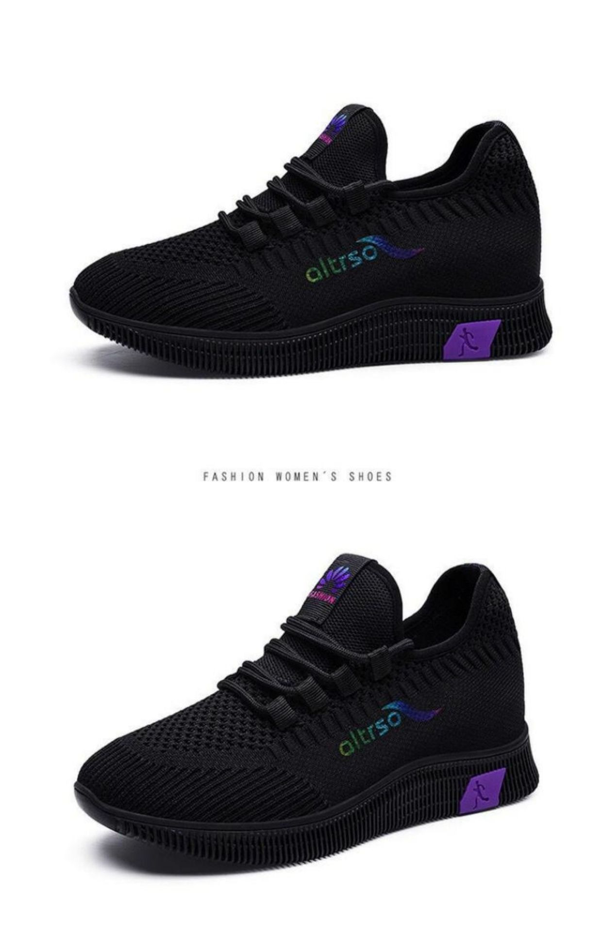 2024春季新款运动鞋女网鞋百搭网面舒适软底轻便休闲跑步旅游鞋女详情3