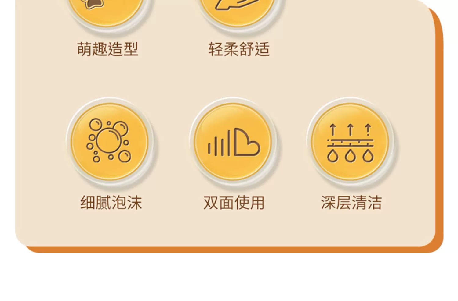 Silicone double-sided facial cleansing brush, soft bristle facial cleansing device, suitable for both men and women, manual massage for deep cleansing of facial pores pic 10