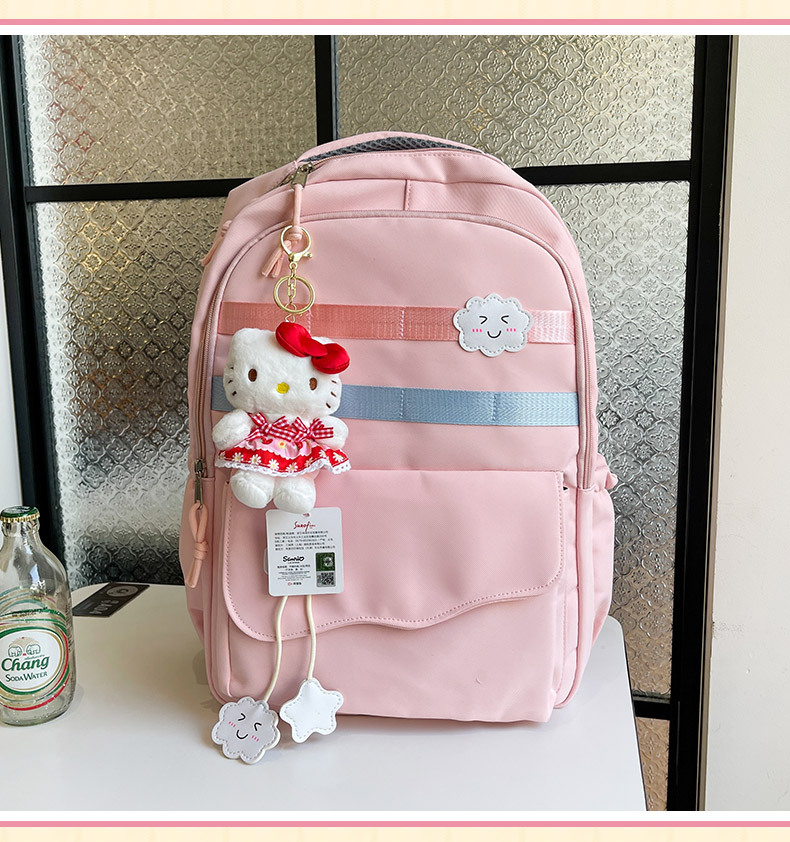 正版三丽鸥hellokitty毛绒挂件kt凯蒂猫小玩偶公仔钥匙扣书包挂饰详情30