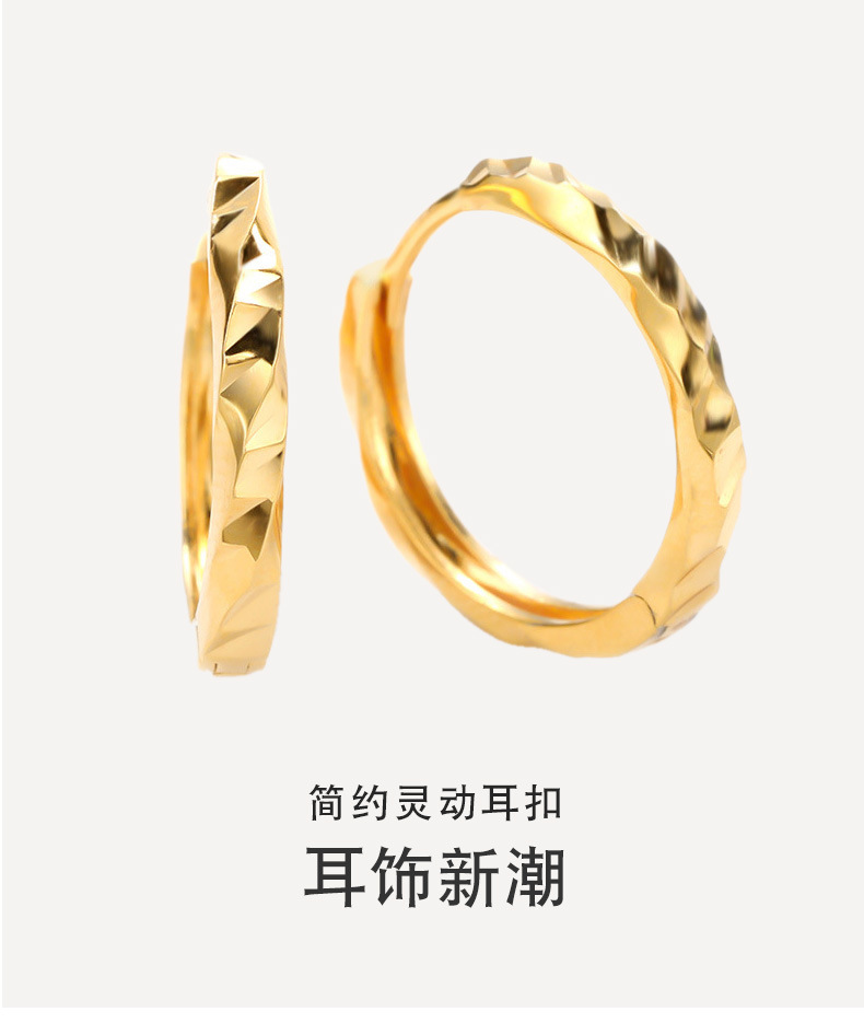 925纯银爆闪耳钉轻奢度假风小众ins耳扣批发夏季女高级感耳饰饰品详情4