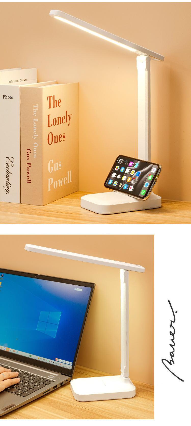 台灯LED护眼触摸调光书桌学生宿舍充电学习儿童卧室床头礼品台灯详情23