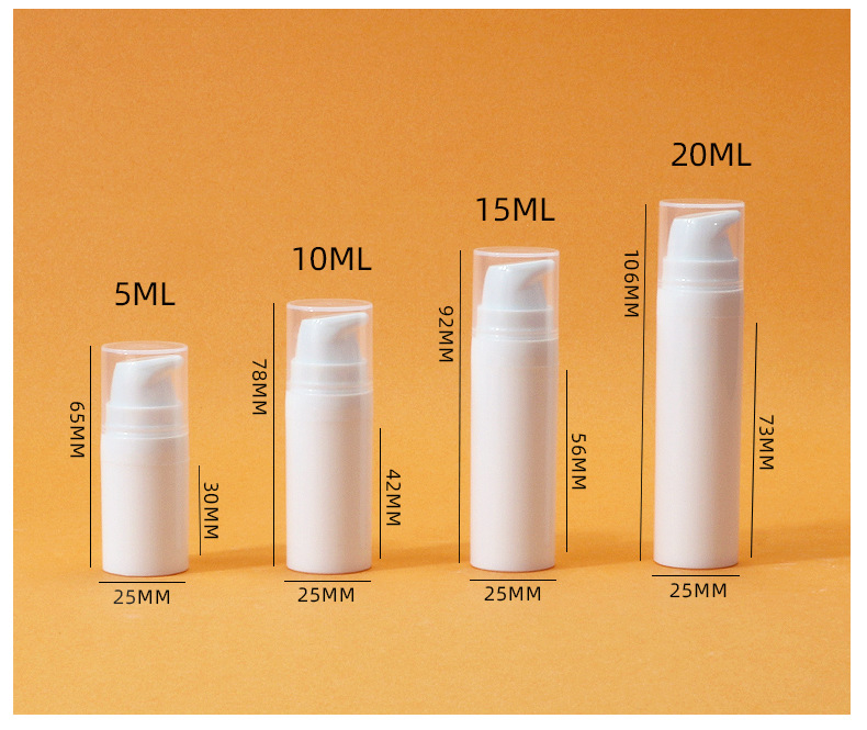 现货5ml10ml真空眼霜瓶15mlPP乳液真空瓶20ml旅行分装精华乳液瓶详情9