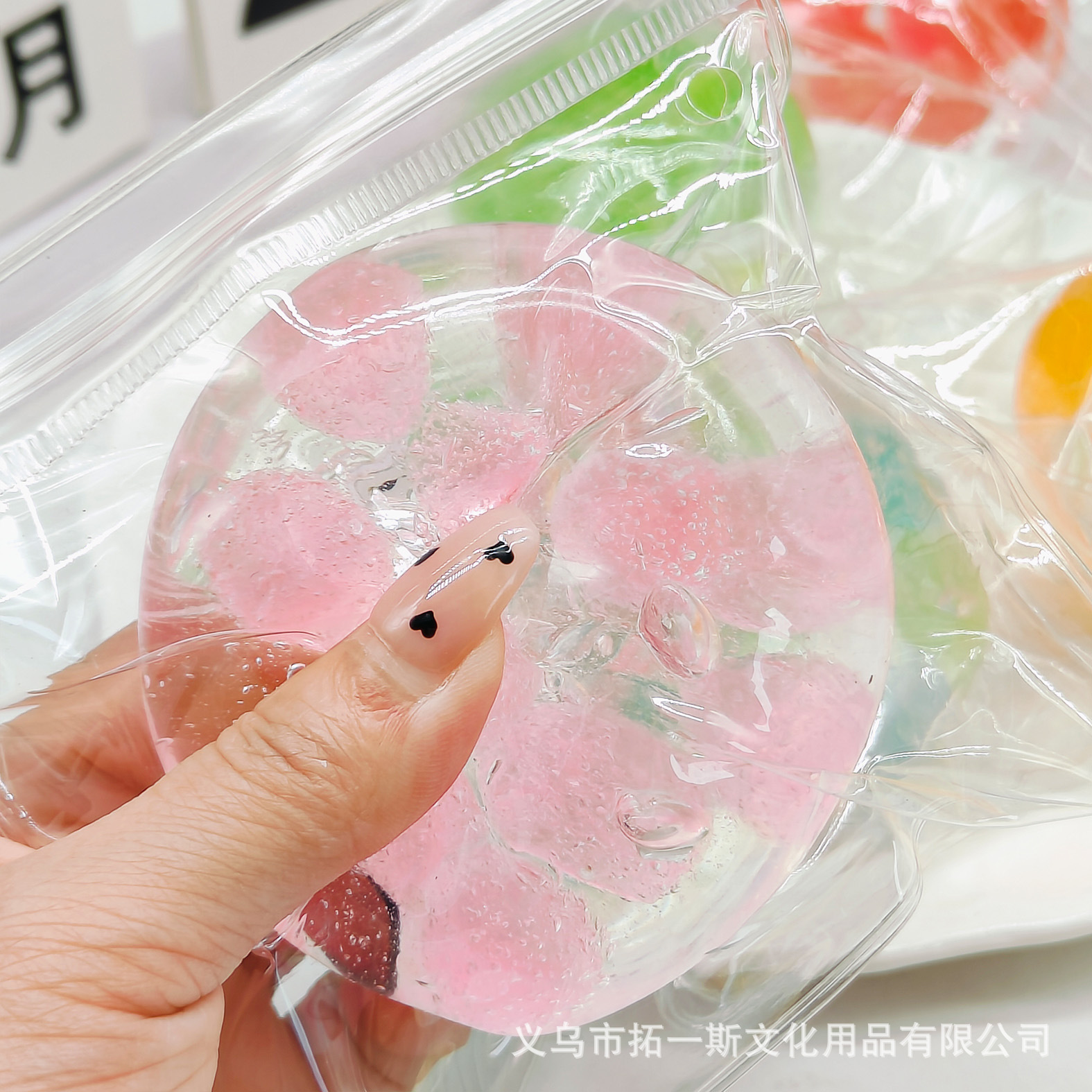 小红书同款网红砂糖果肉手作球创意胶感发泄球减压神器软糖糖果趣味玩具详情7
