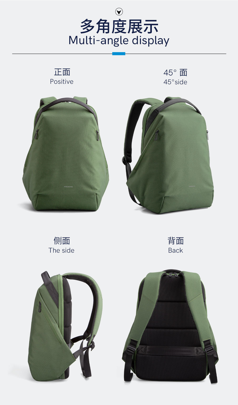 双肩包男简约时尚潮流初高中大学生书包旅行背包大容量电脑包详情5