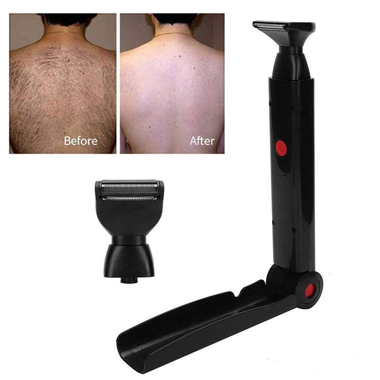Cross-border new product USB charging back hair remover, dual-head back hair remover, electric shaver, back hair remover pic 8