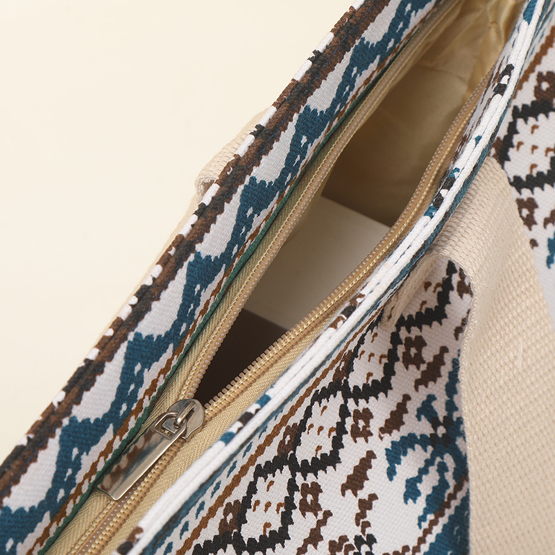 上班族专享 手提式单肩托特包 多功能购物手拎包 折叠式学生帆布包 现货批发 家用购物袋 篮子款详情3