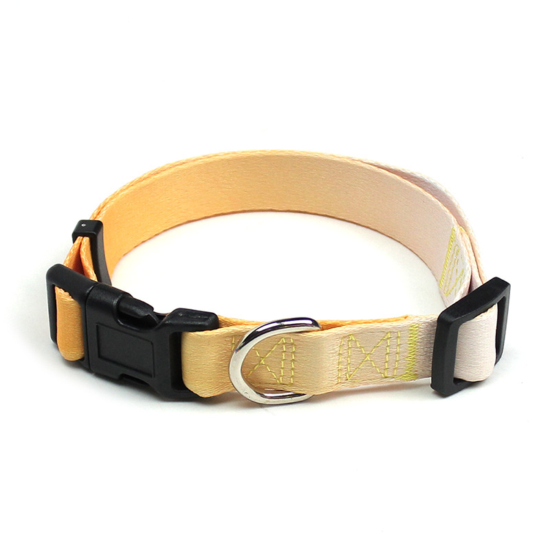 跨境渐变色狗狗项圈涤纶编织舒适透气防勒脖子可调节宠物猫狗项圈详情14