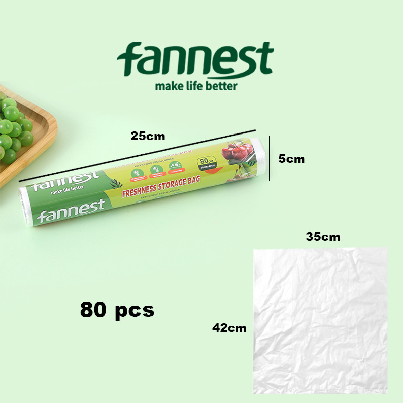 家用PE食品保鲜袋大量批发点断一次性食品袋厨房加厚冰箱保鲜袋详情5