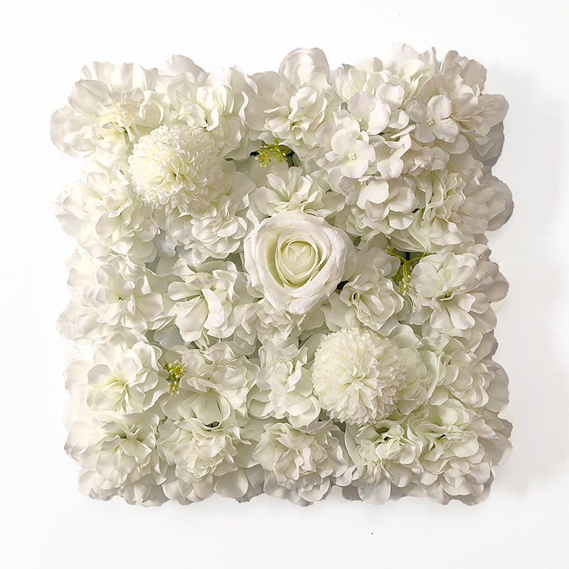 婚礼仿真花背景墙玫瑰花墙粉色绣球花排塑料花婚庆装饰结婚花户外详情1