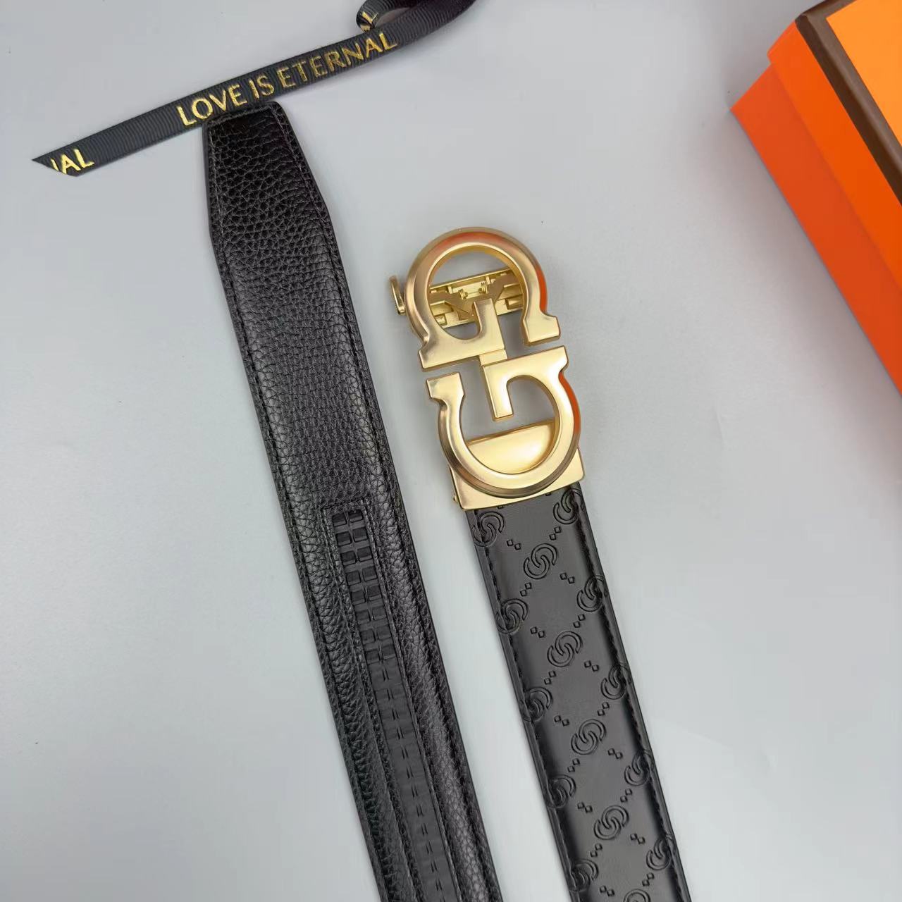 真皮腰带男士西装皮带自动扣爆款字母G时尚潮流百搭中青年高级感详情12