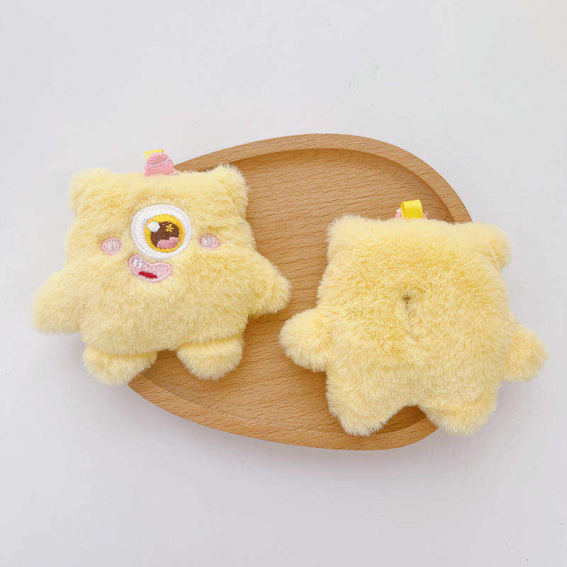 ins可爱卡通毛怪胸针毛绒小怪兽书包钥匙配饰玩偶diy围巾手工辅料详情11