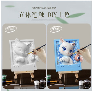 diy three-dimensional relief digital oil paintings, hand-painted acrylic paintings, decorative paintings, three-dimensional relief painting sets, wholesale ornaments, paintings pic 15