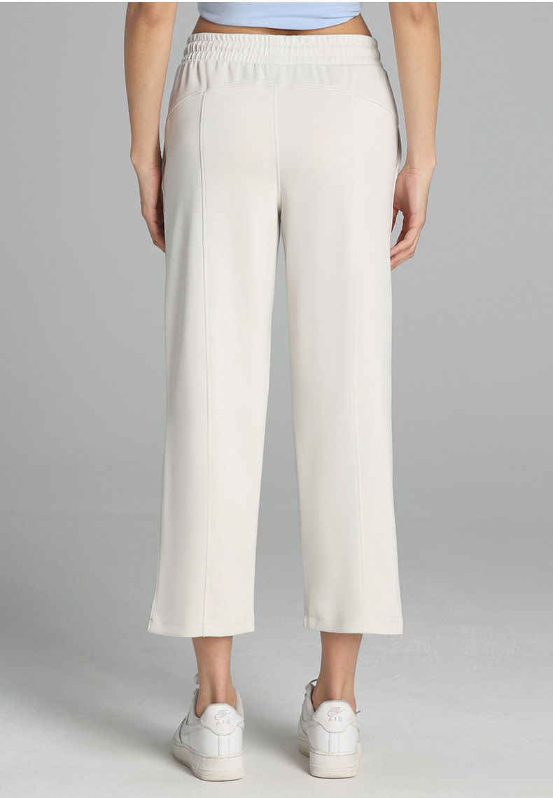 莫代尔七分裤Softstreme瑜伽运动休闲直筒裤阔腿显瘦宽松高腰女裤详情18